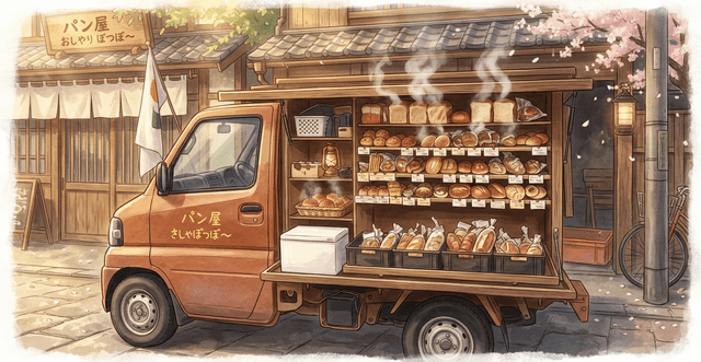汽車ポッポ～ bread truck